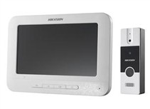 HIKVISION>> DS-KIS204- Kit Vidéophone LCD mains Libres avec fonction d’enregistrement