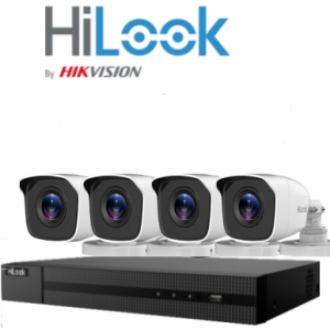 HILOOK>> Kit Vidéosurveillance HD (4 Tubes + DVR4) 3 MP